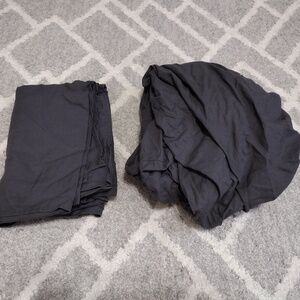 Made By Design from Target Twin/XL Dark Gray 2 Piece Sheet Set - Excellent